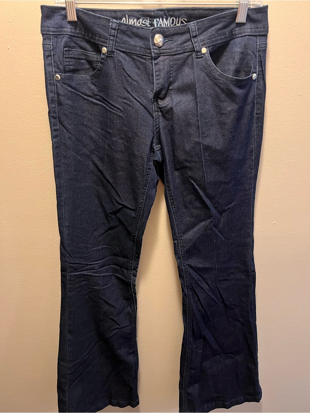 Almost Famous Women's Dark Indigo Bootcut Jeans